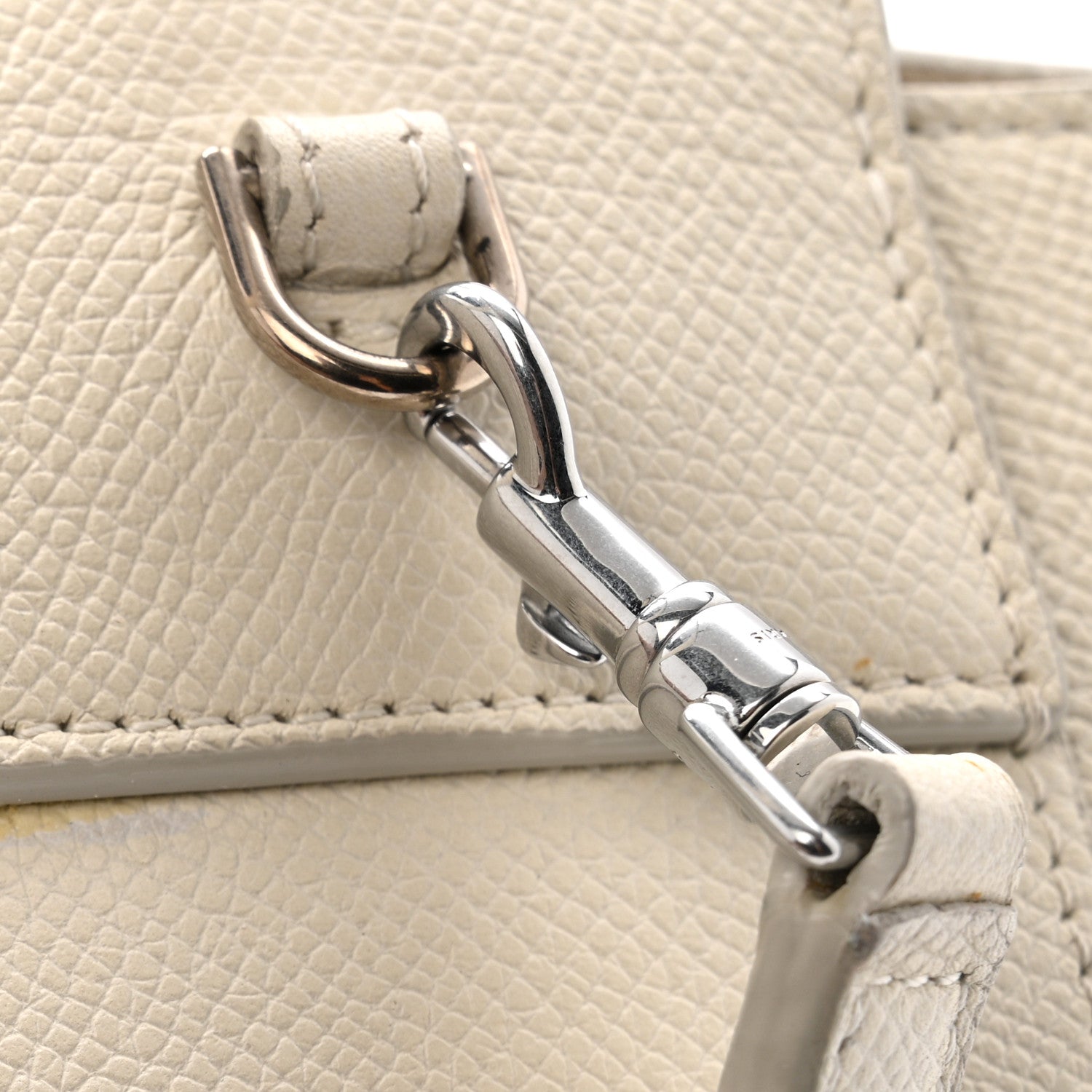 Grained Calfskin Nano Belt Bag Linen