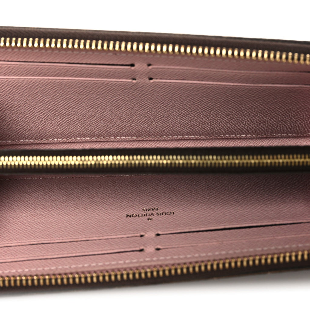 Monogram Clemence Wallet Rose Ballerine