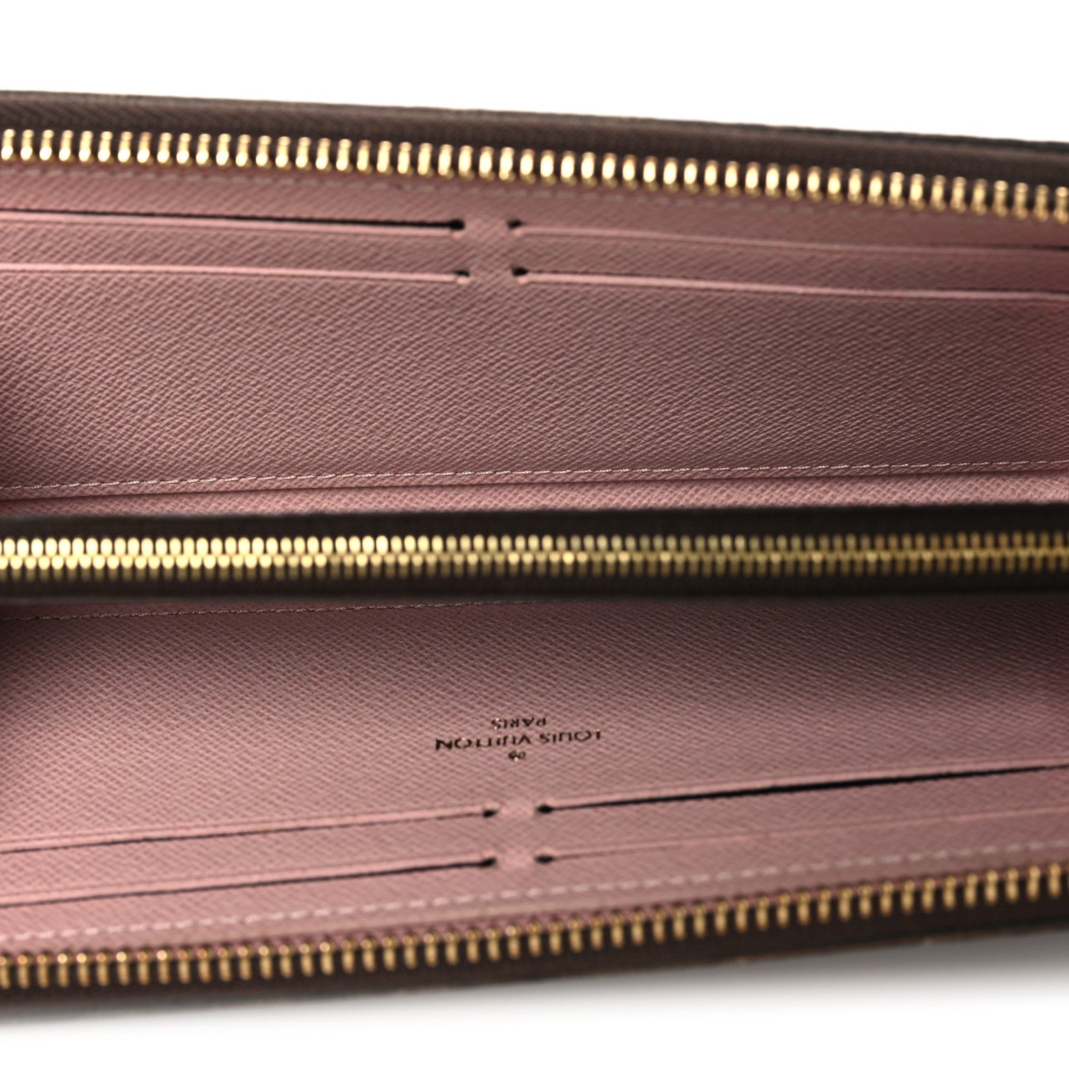 Monogram Clemence Wallet Rose Ballerine
