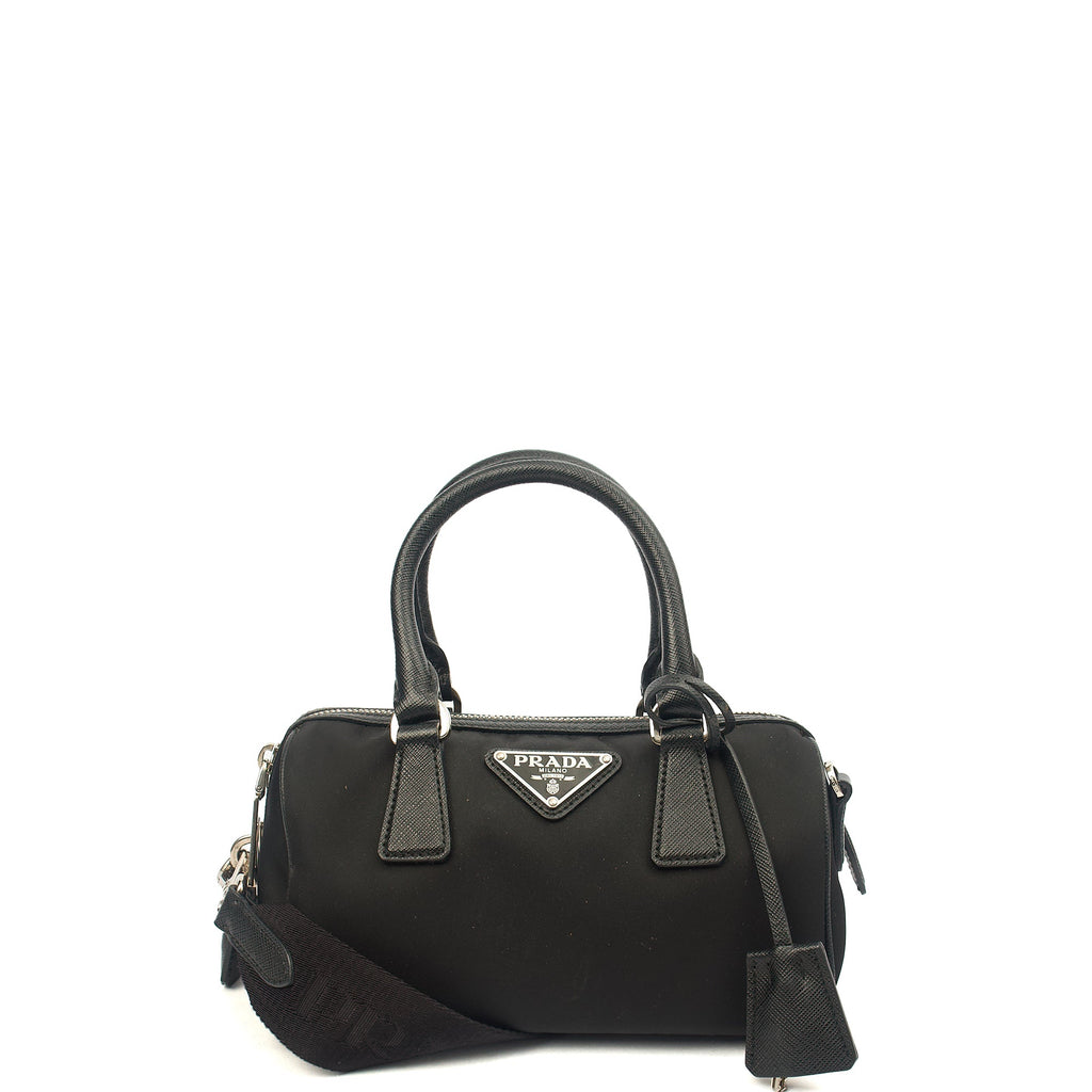 Prada Mini Bag Re-Nylon Crossbody in Black, Nylon