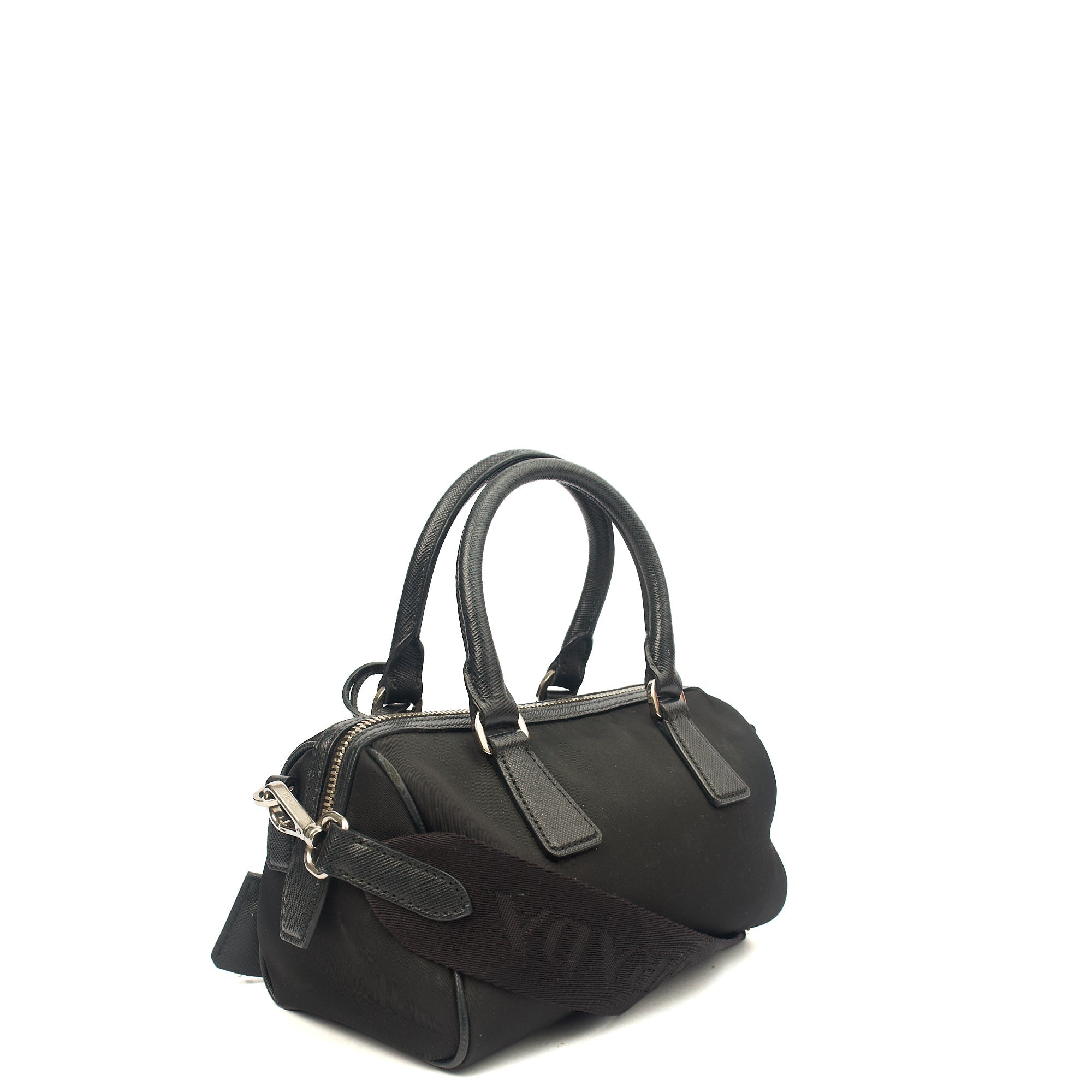 Prada Mini Bag Re-Nylon Crossbody in Black, Nylon