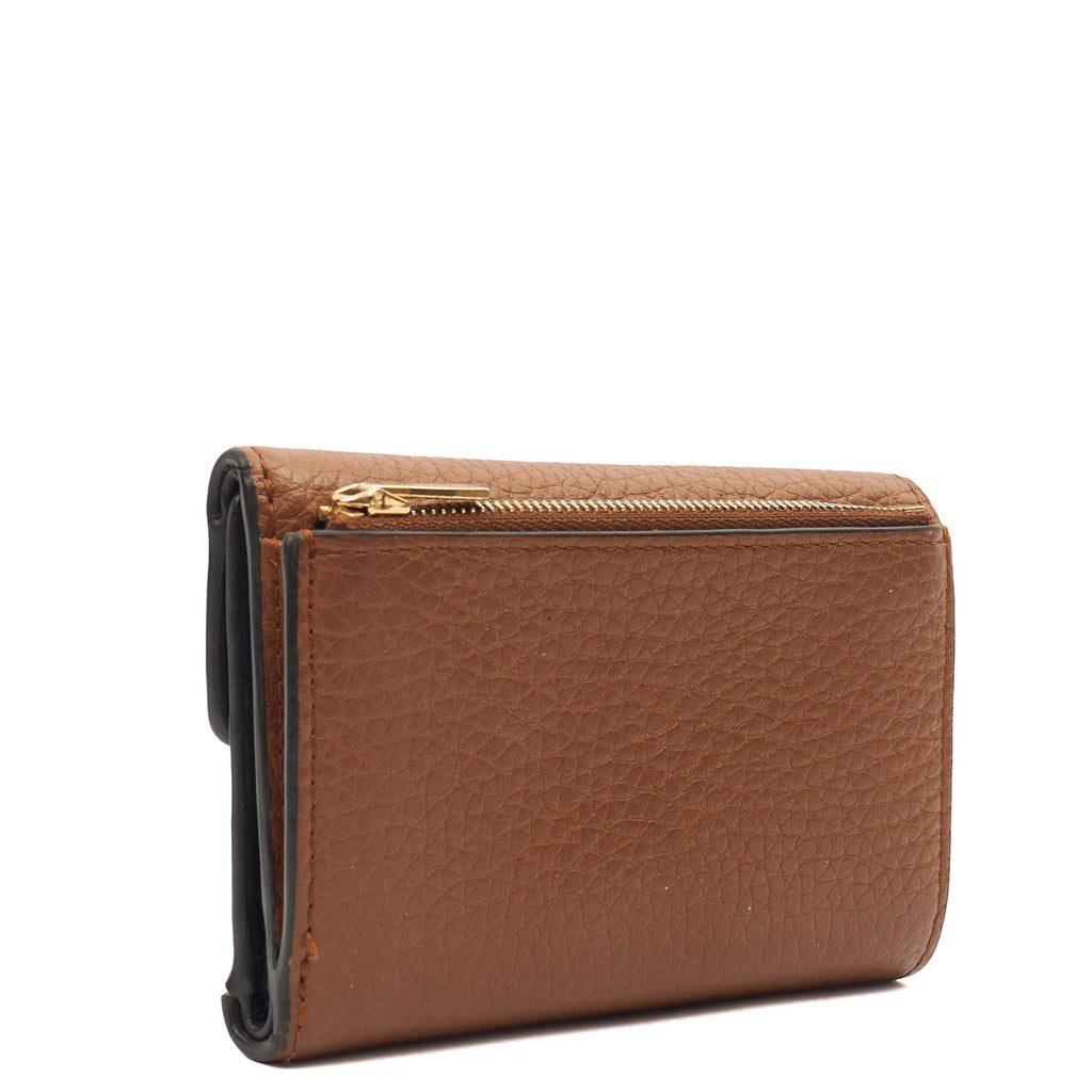 Mulberry Wallet Coin Purse in Chestnut, Leather