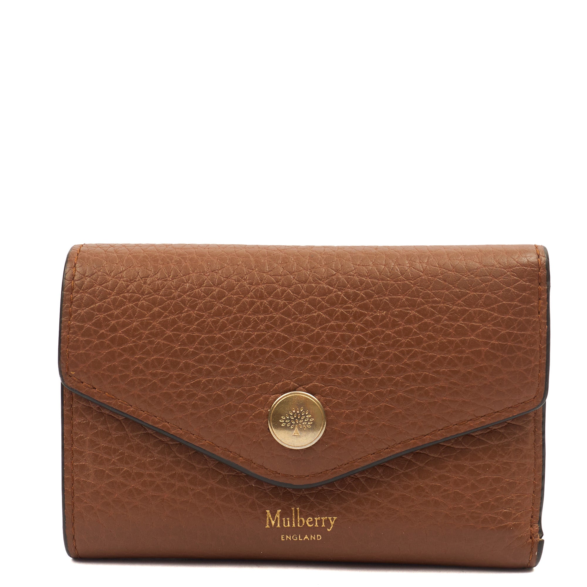 Mulberry Wallet Coin Purse in Chestnut, Leather