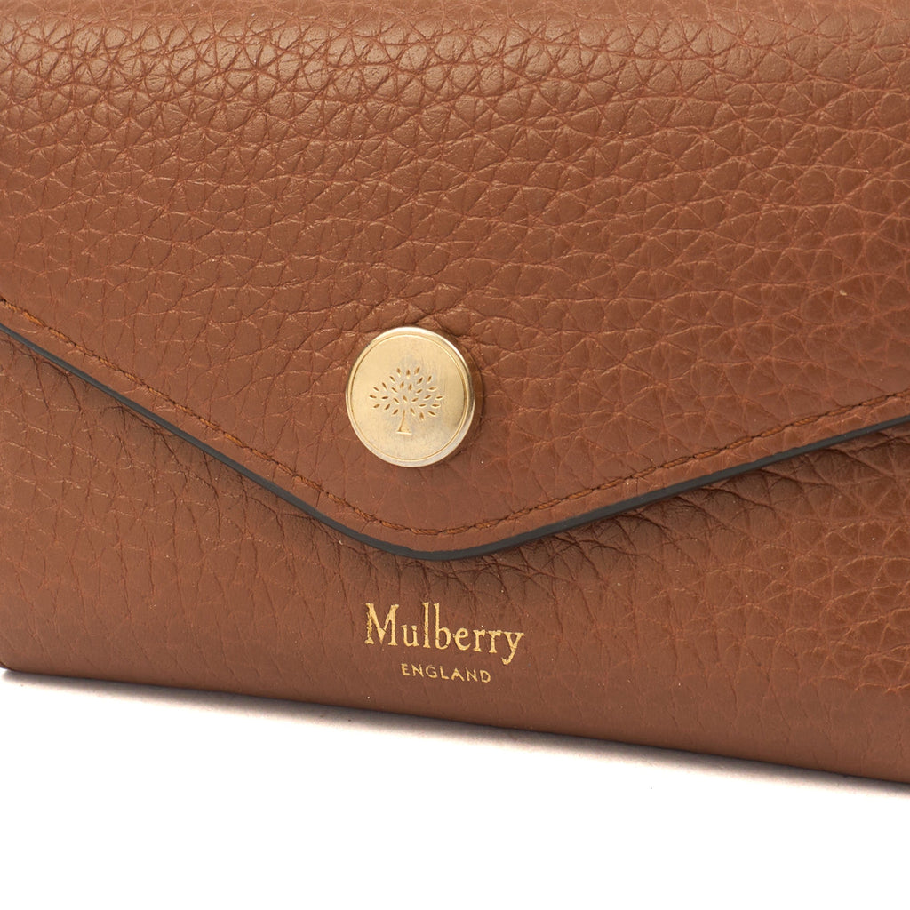 Mulberry Wallet Coin Purse in Chestnut, Leather