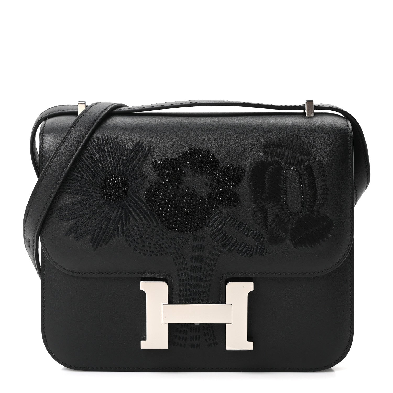 Swift Dancing Flowers Embroidered Constance 18 Black