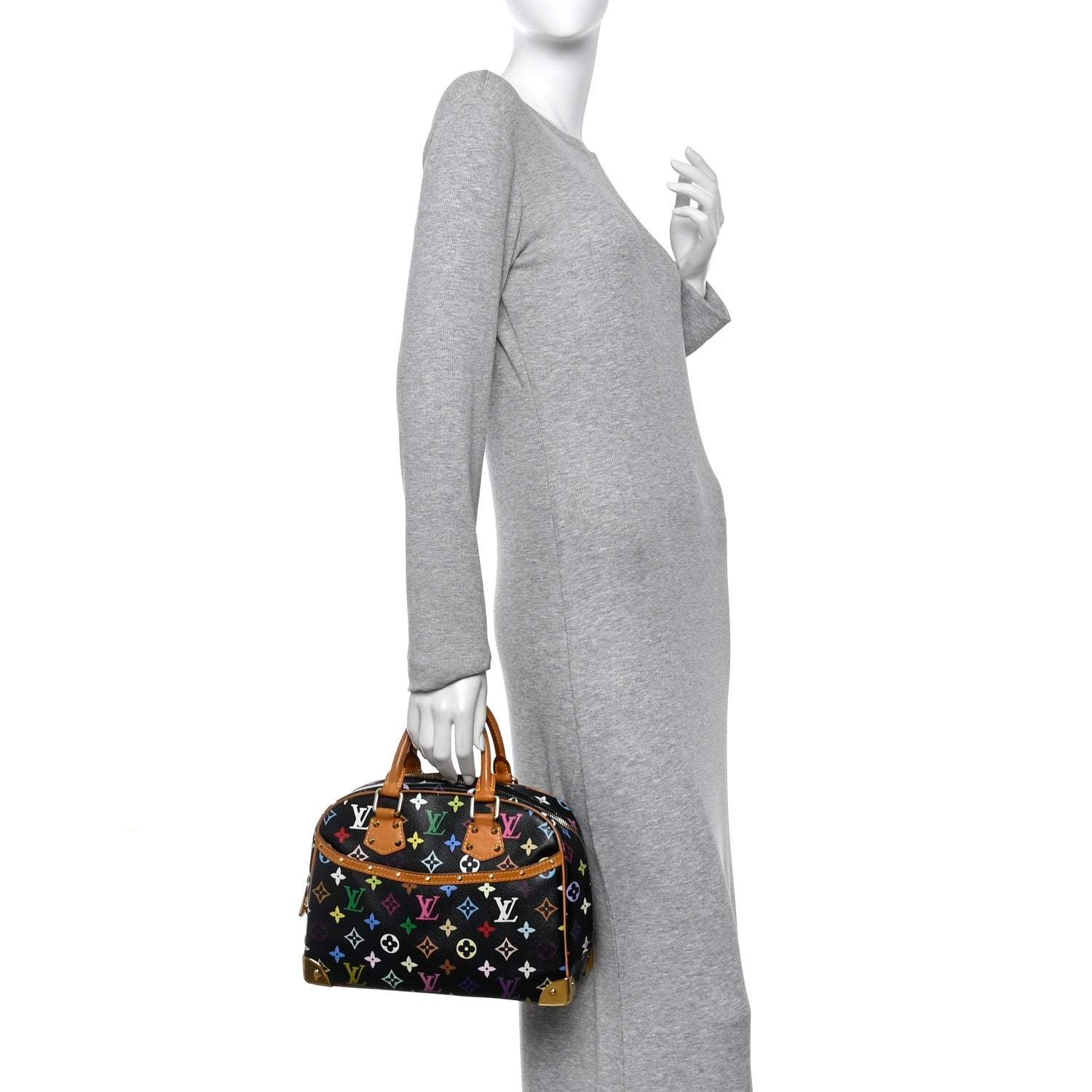 Monogram Multicolor Trouville Black