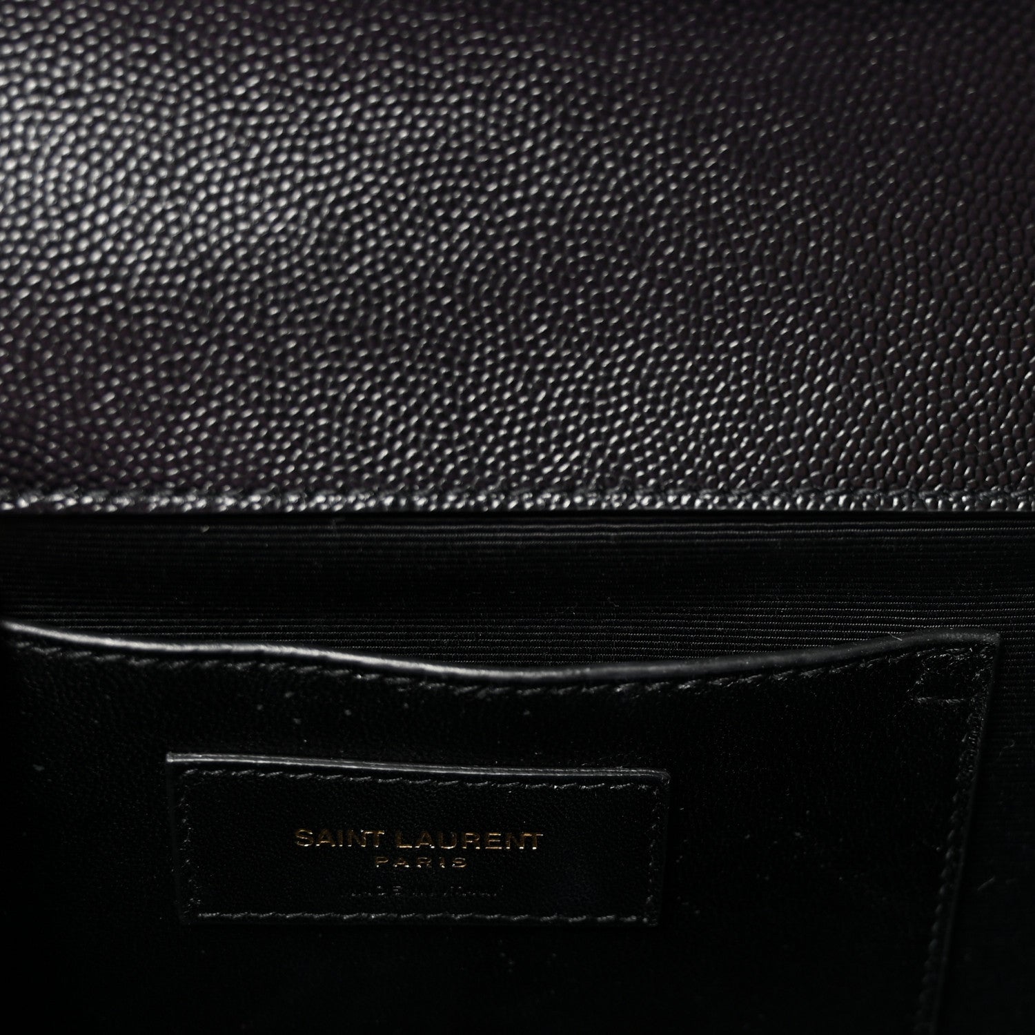 Grain De Poudre Medium Classic Monogram Kate Satchel Black