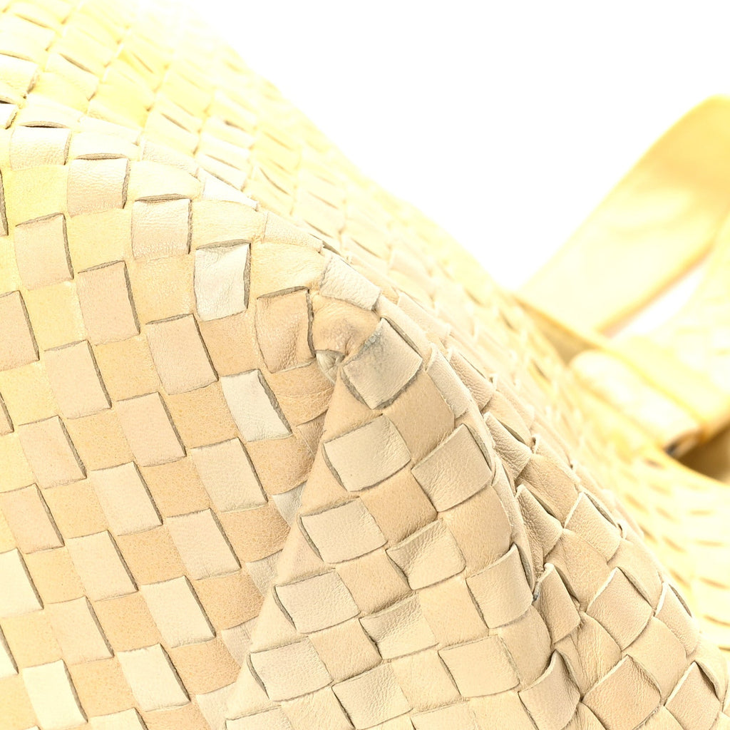 Nappa Intrecciato Nuance Bucket Ombre Tote Yellow
