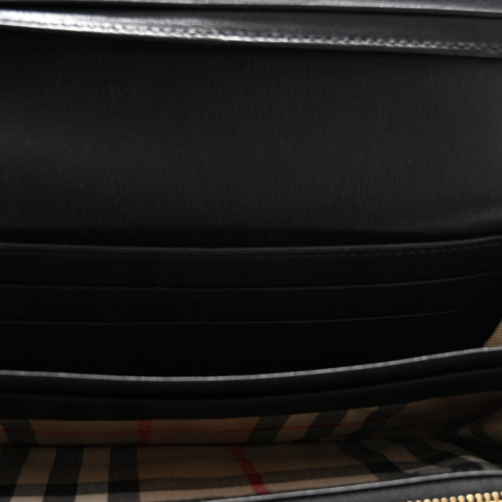 Grain Calfskin Continental Wallet Black