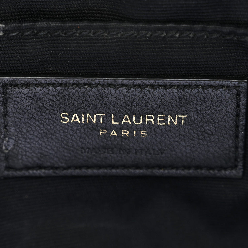Calfskin Matelasse Monogram Lou Camera Bag Black