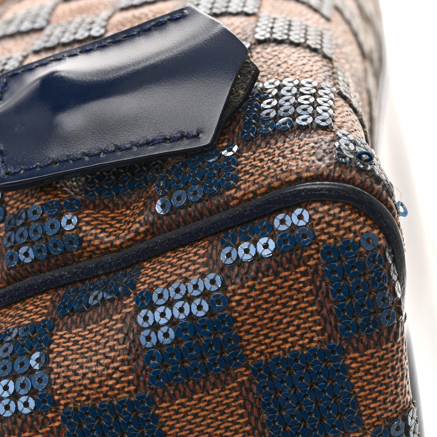 Damier Paillettes Speedy 30 Blue