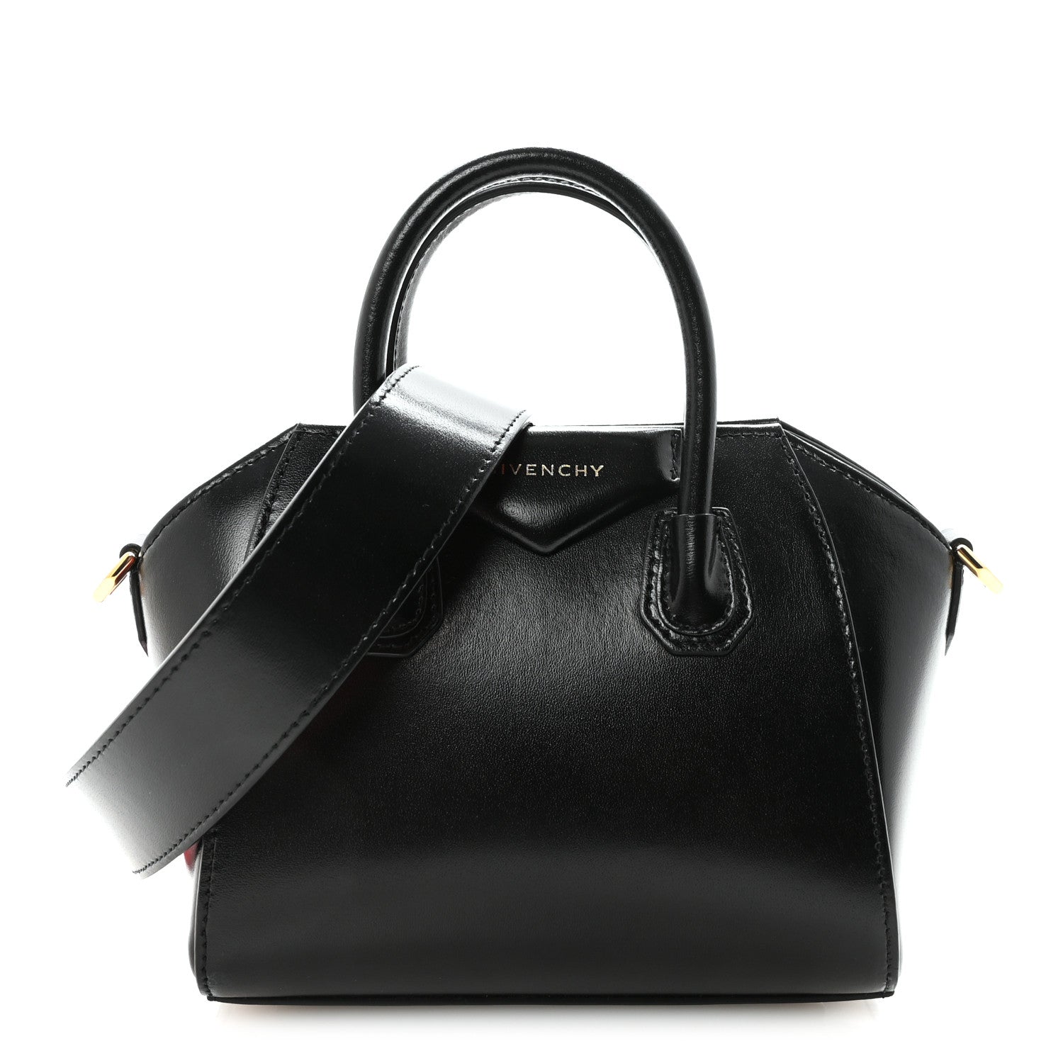 Box Calfskin Toy Antigona Black Red