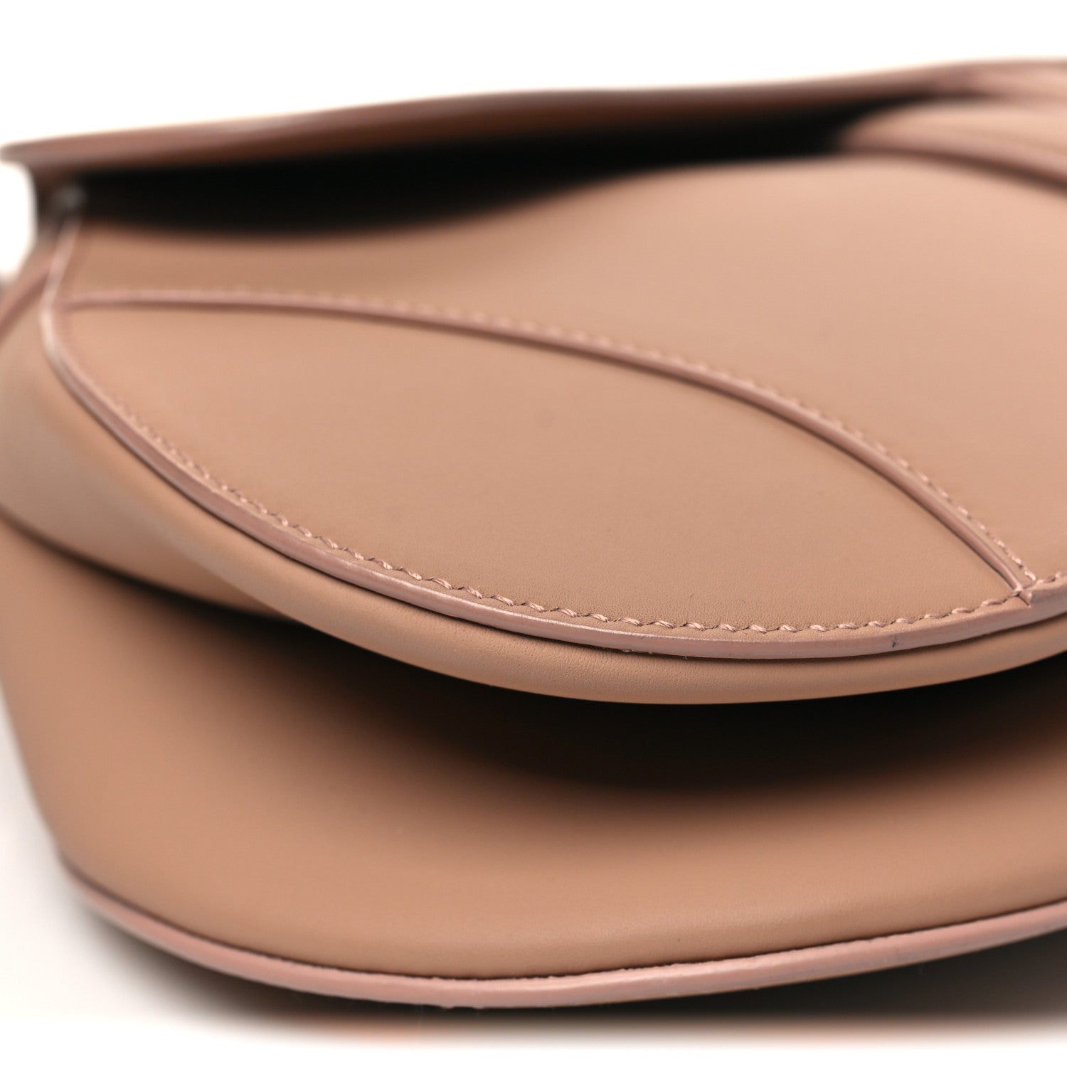 Ultra Matte Calfskin Saddle Bag Blush