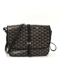 Goyardine Belvedere II MM Messenger Bag Black