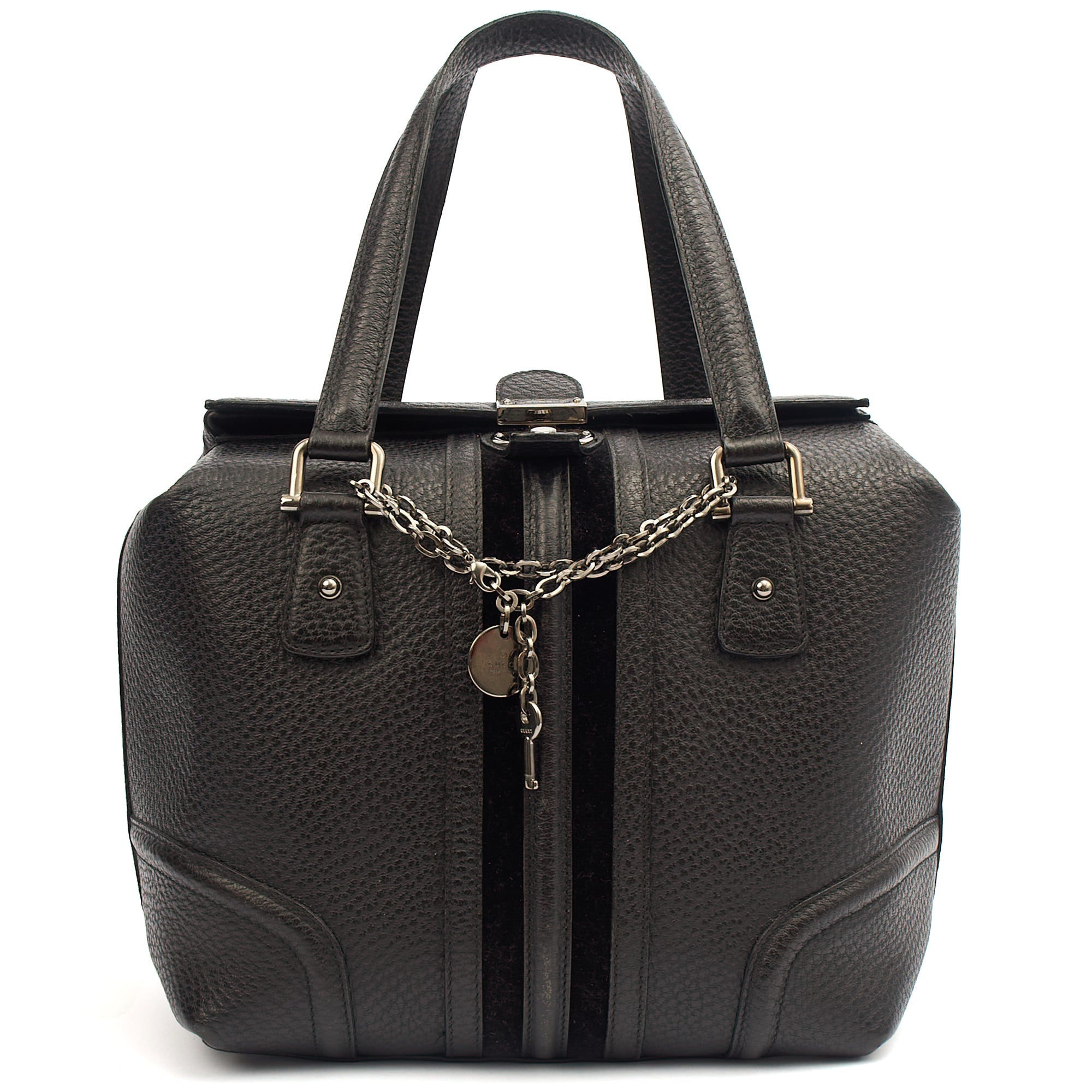 Gucci Tote Supreme Cherry Bag in Black, Leather