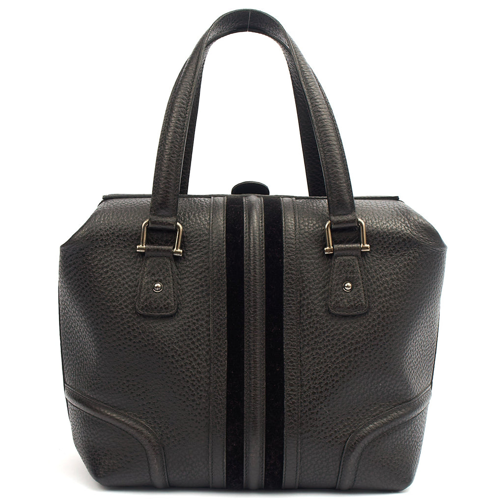 Gucci Tote Supreme Cherry Bag in Black, Leather