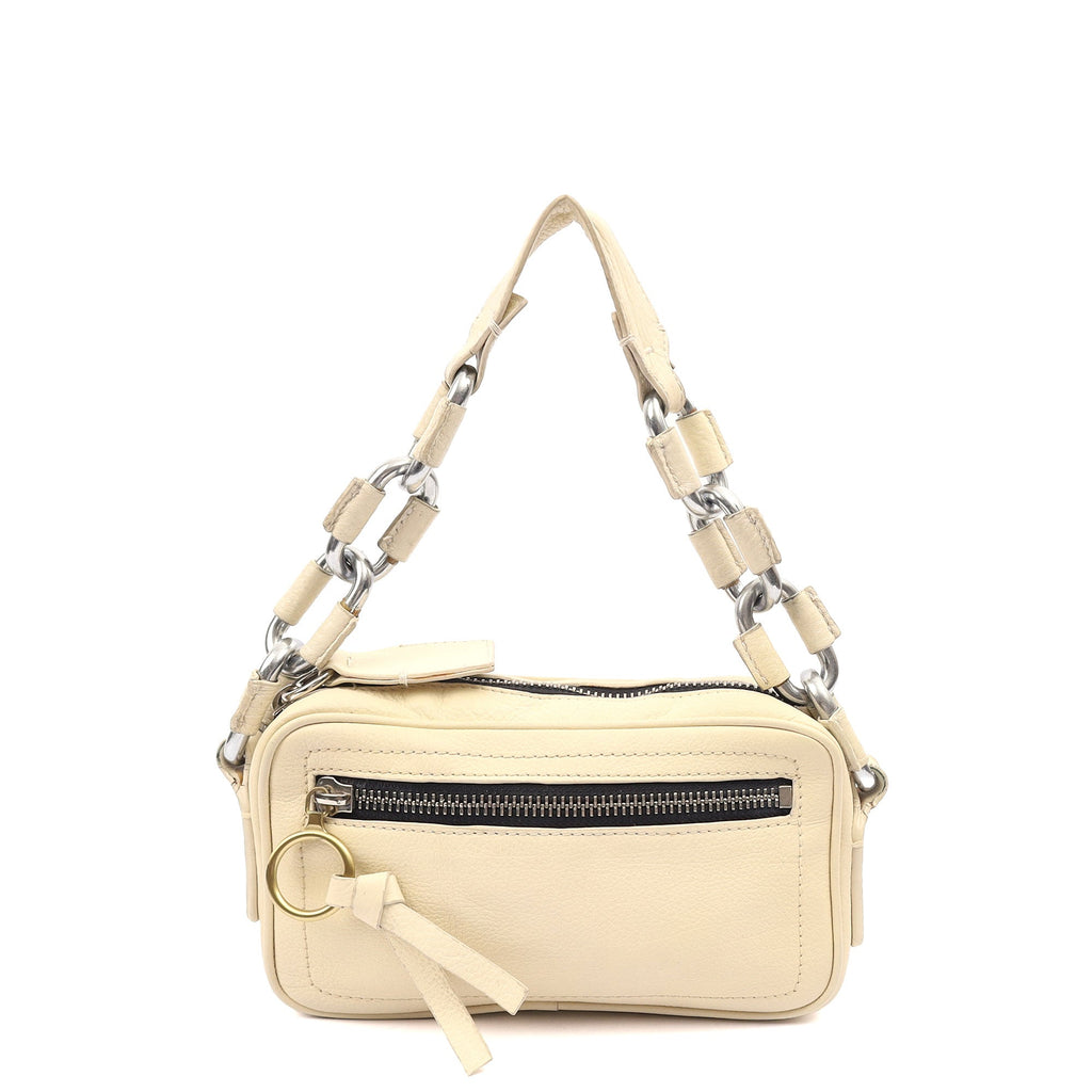 Chloe Shoulder Bag Shoulder Bag in Cream, Leather