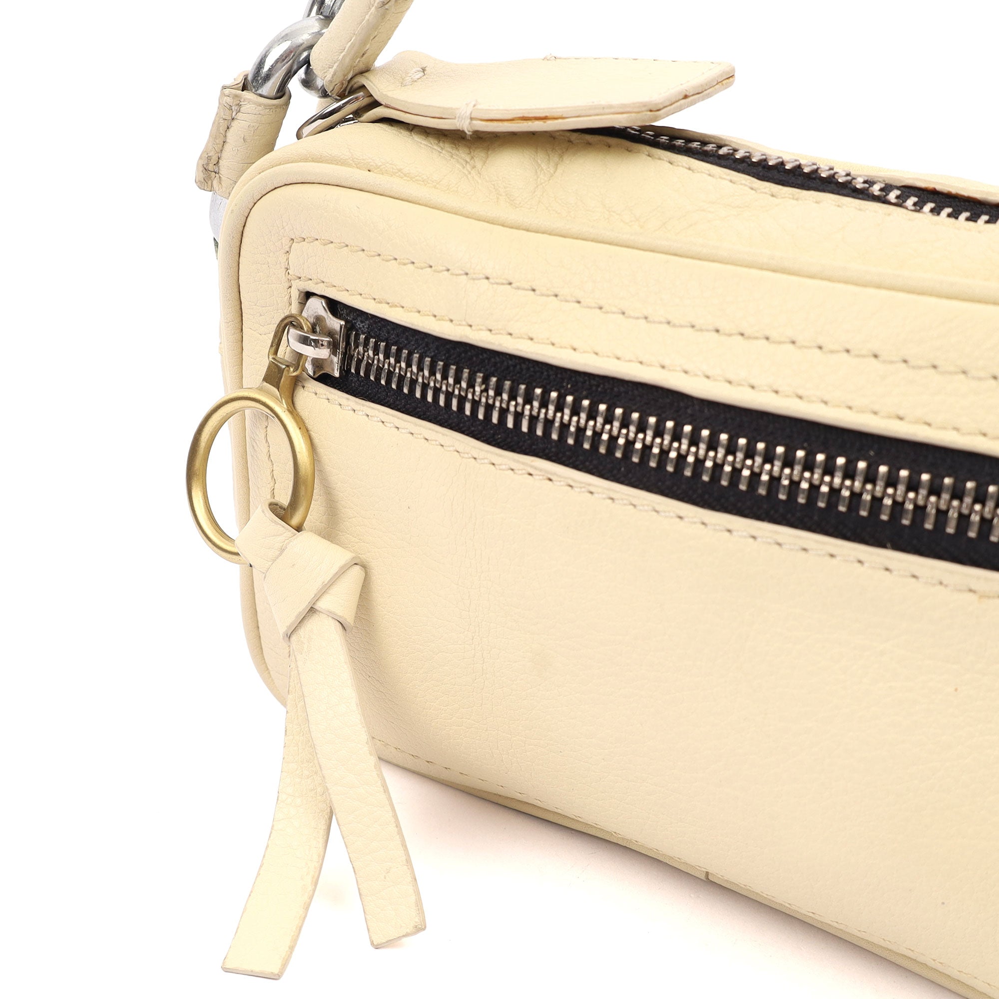 Chloe Shoulder Bag Shoulder Bag in Cream, Leather