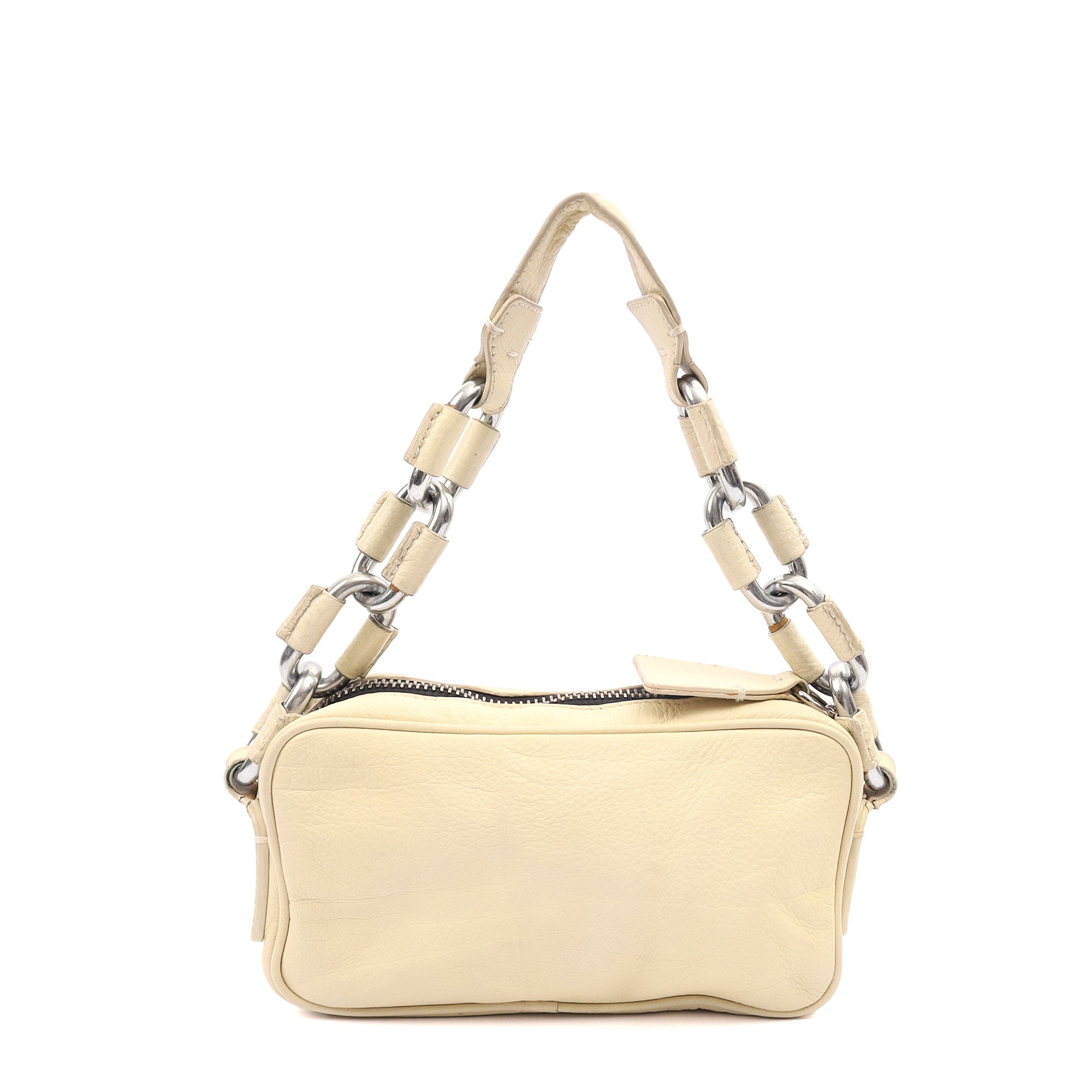 Chloe Shoulder Bag Shoulder Bag in Cream, Leather
