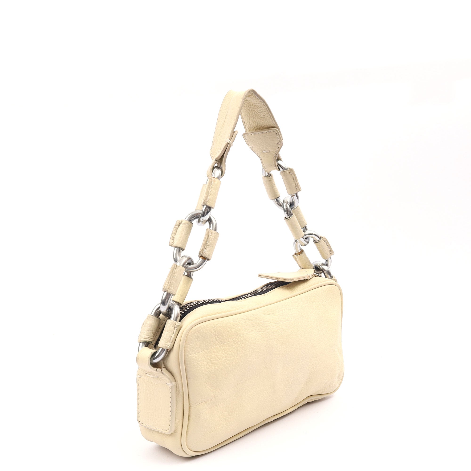 Chloe Shoulder Bag Shoulder Bag in Cream, Leather
