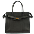 Mulberry Tote Zipped Bayswater in Black, Calfskin Leather