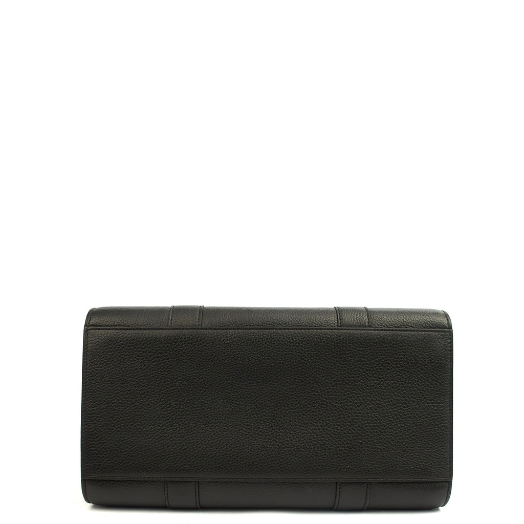 Mulberry Tote Zipped Bayswater in Black, Calfskin Leather