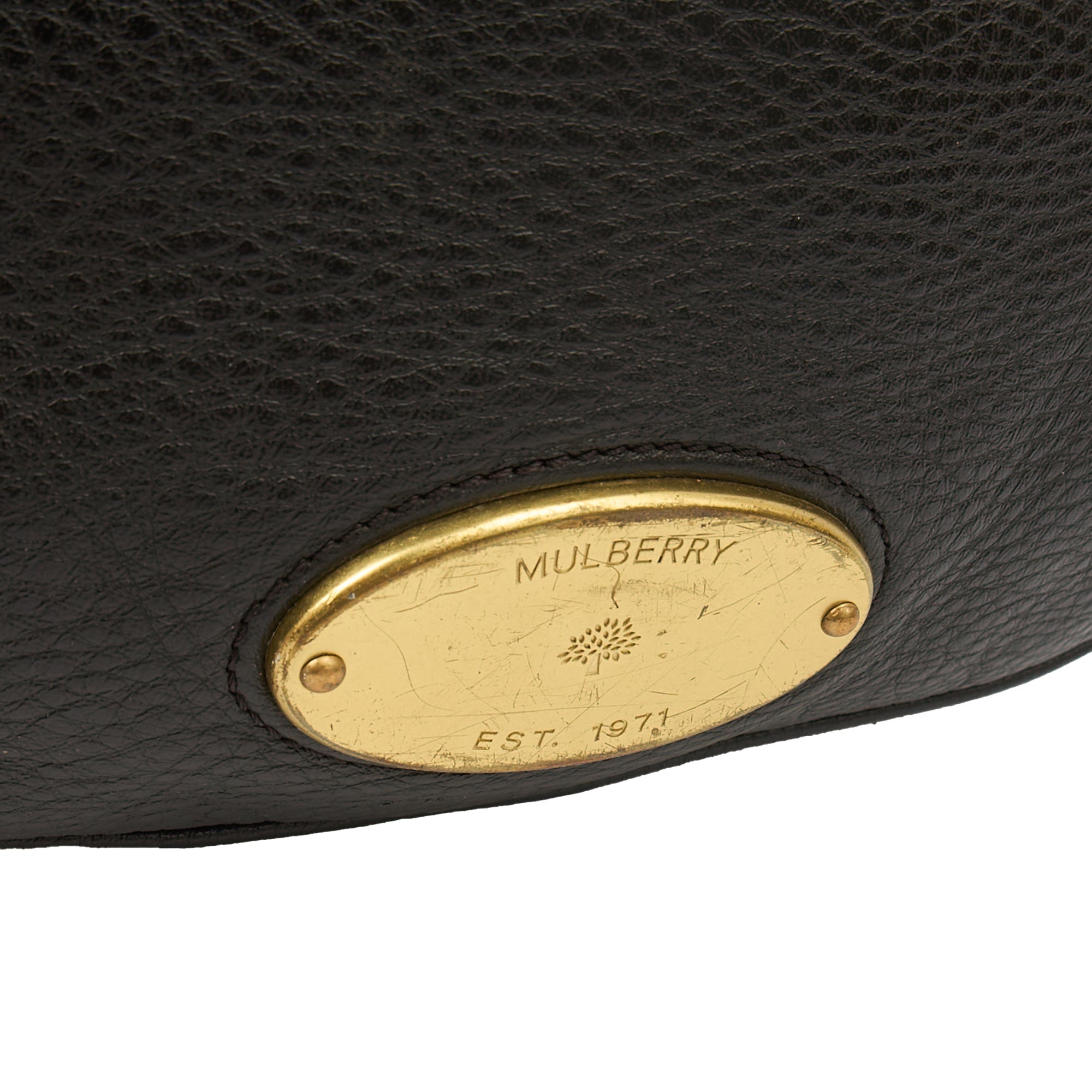 Mulberry Tote Mitzy Tote in Black, Calfskin Leather