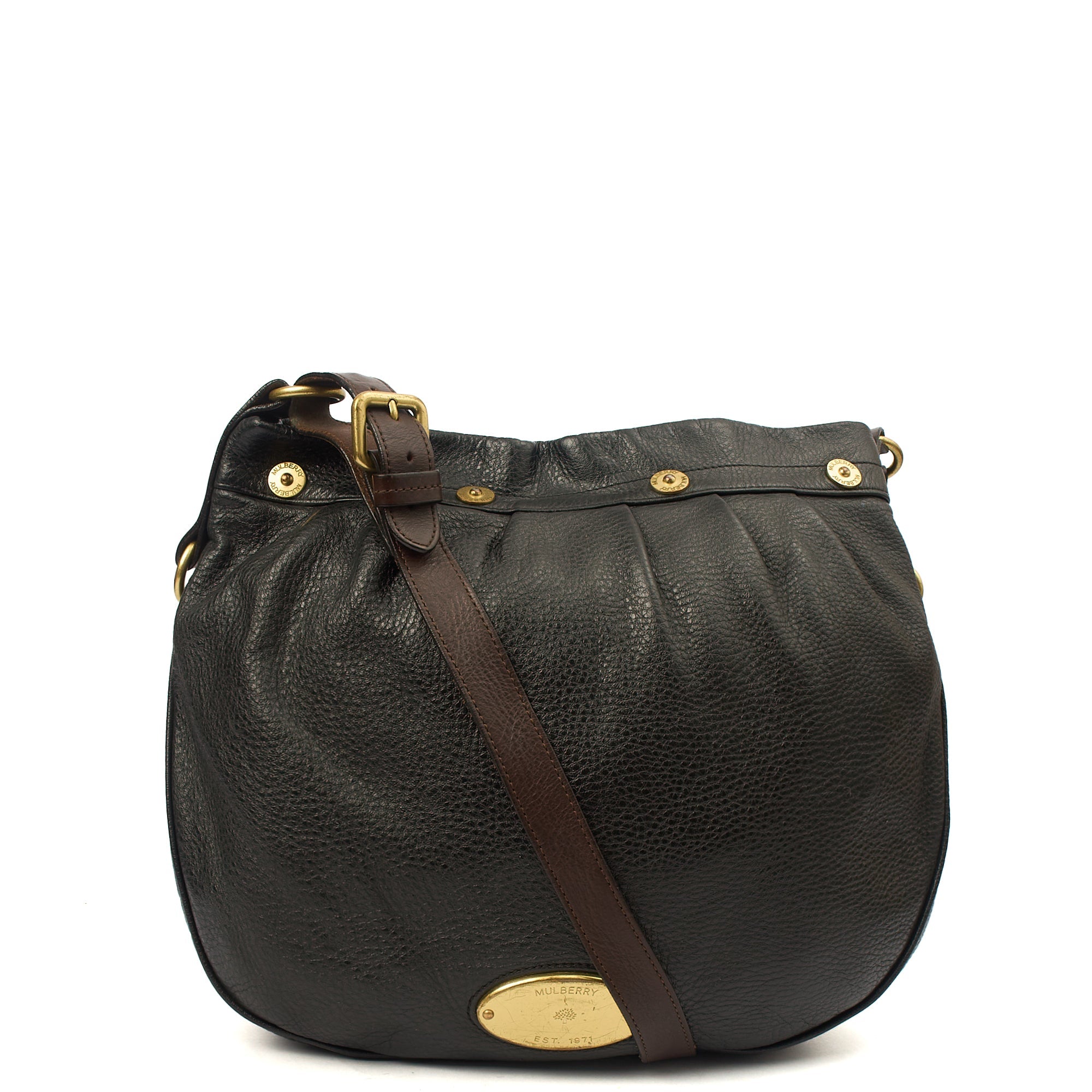 Mulberry Tote Mitzy Tote in Black, Calfskin Leather