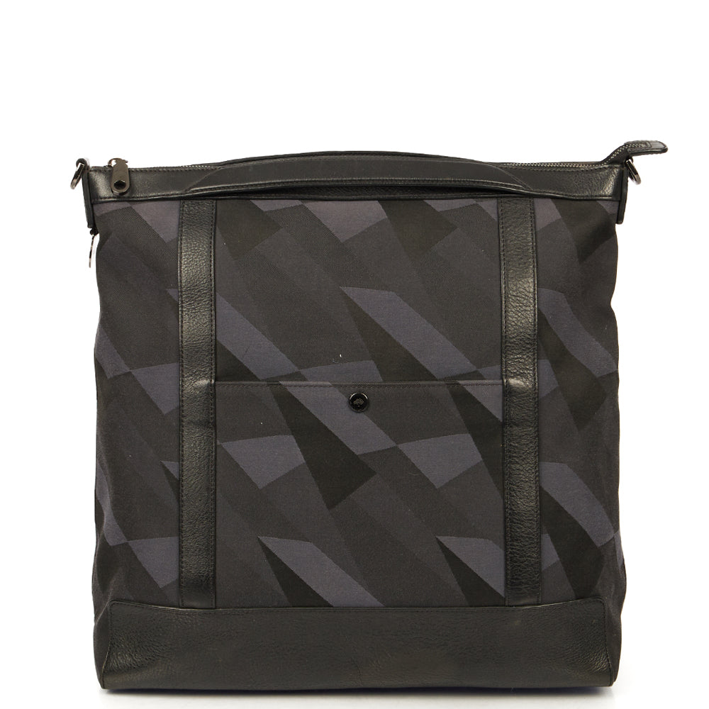 Mulberry Multitasker Camo Canvas Holdall in Blue, Fabric