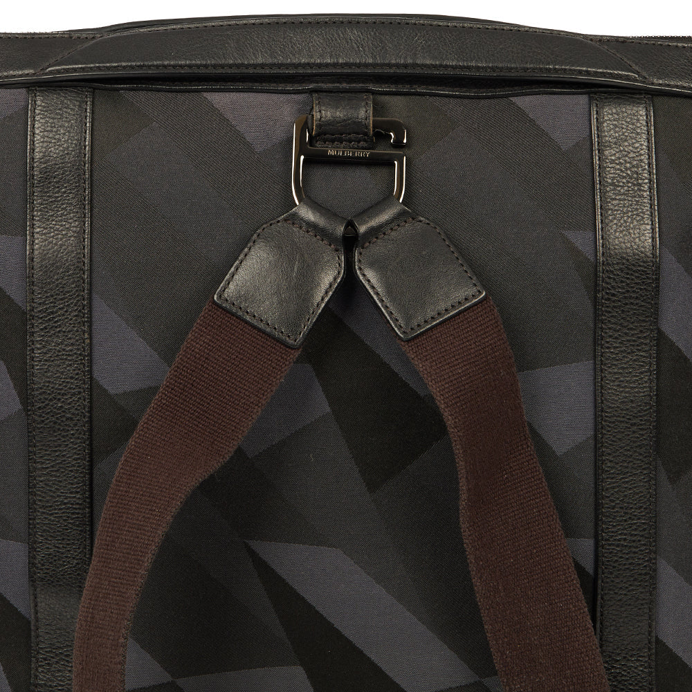 Mulberry Multitasker Camo Canvas Holdall in Blue, Fabric