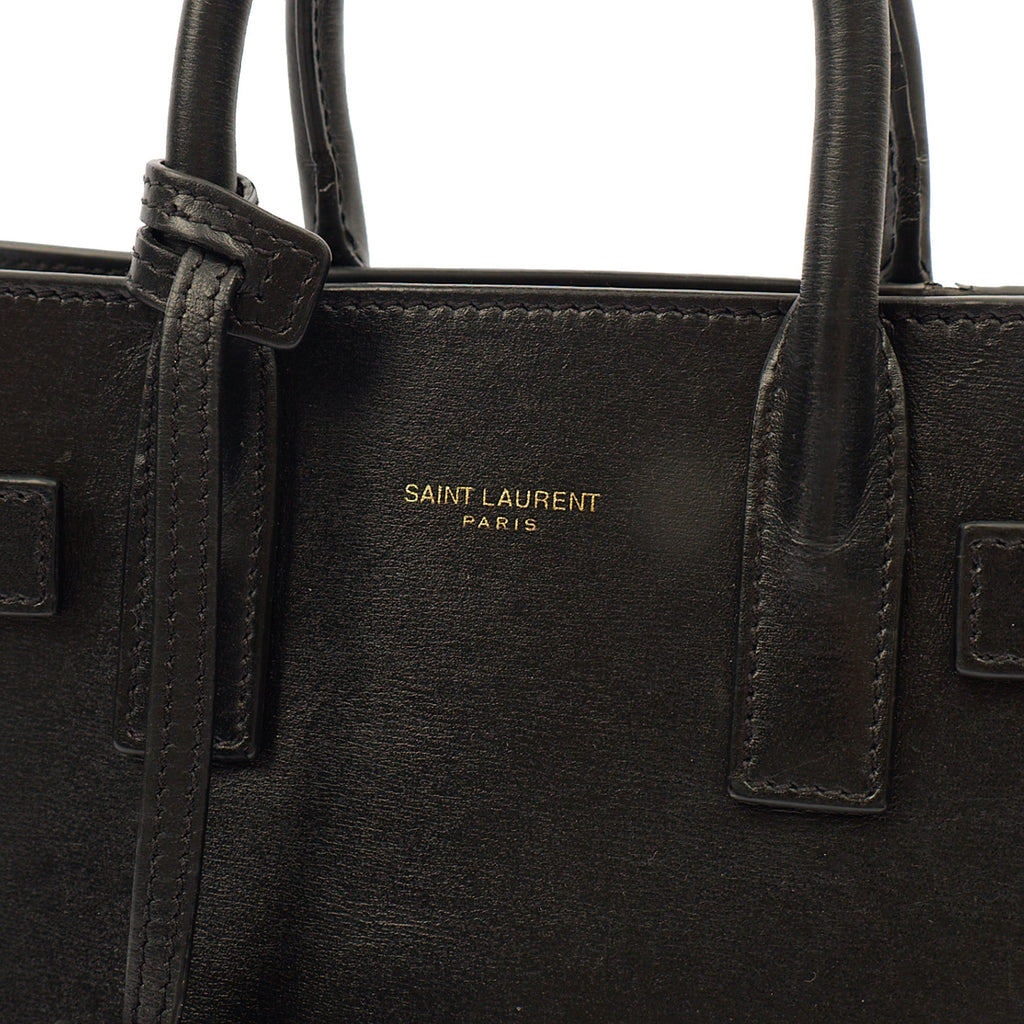 Saint Laurent Cross Body Sac de Jour Baby in Black, Leather