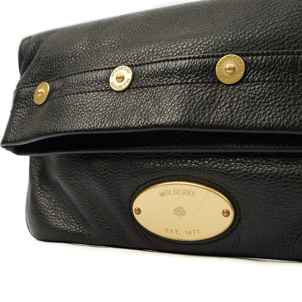 Mulberry Clutch Mitzy Clutch in Black, Leather
