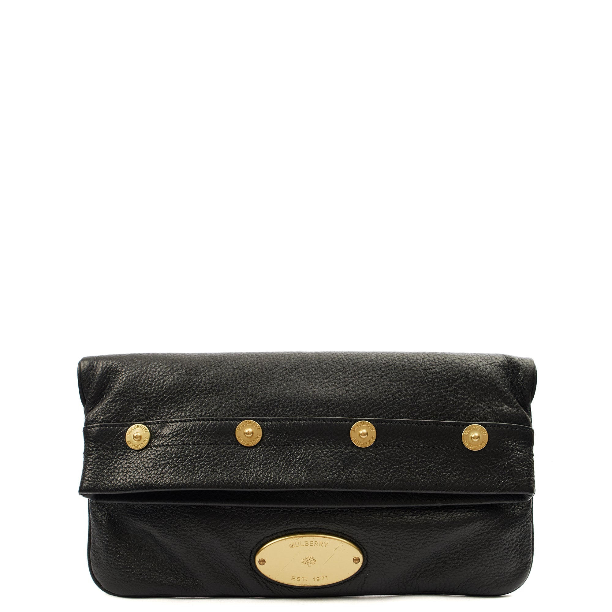 Mulberry Clutch Mitzy Clutch in Black, Leather