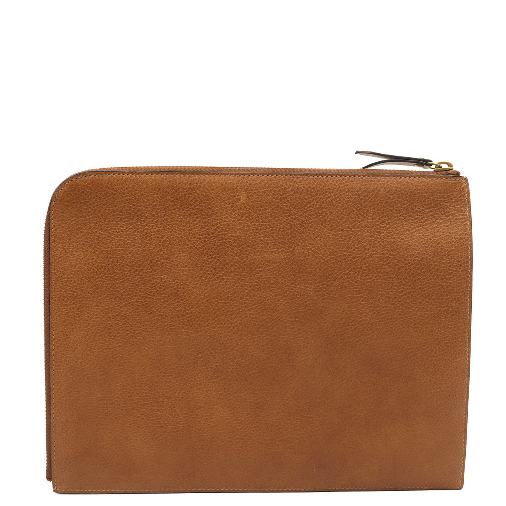 Mulberry Clutch Pouch in Oak, Calfskin Leather