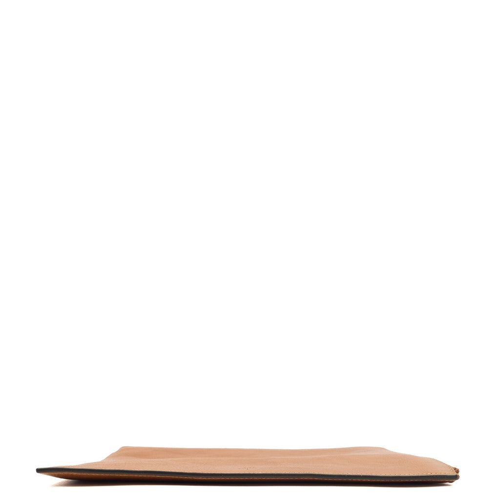 Mulberry Clutch Pouch in Oak, Calfskin Leather