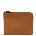 Mulberry Clutch Pouch in Oak, Calfskin Leather