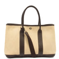 Hermes Tote Garden Tote 30 in Brown, Canvas