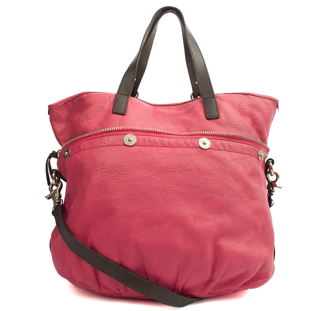 Mulberry Cross Body Mitzy Hobo in Pink, Calfskin Leather
