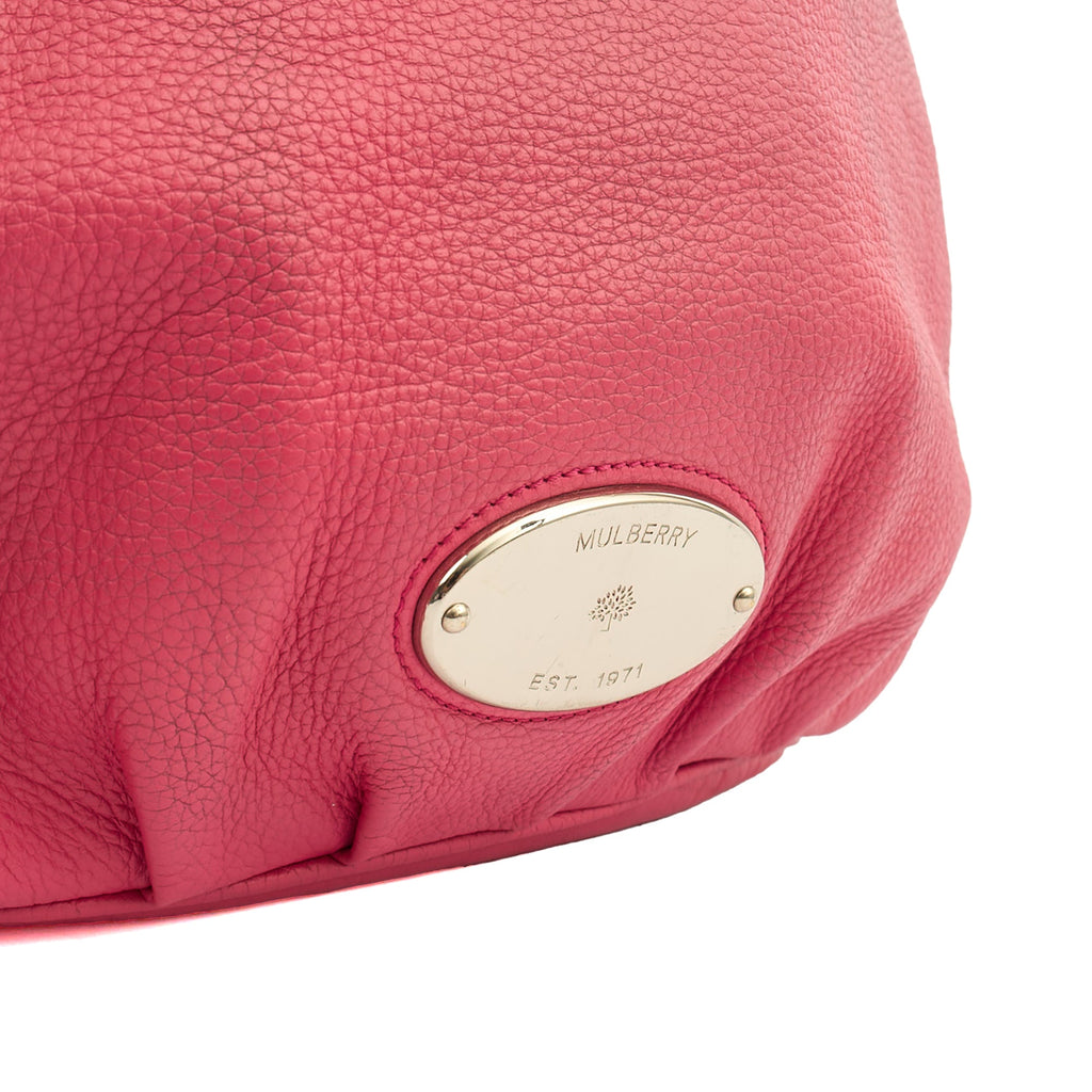 Mulberry Cross Body Mitzy Hobo in Pink, Calfskin Leather