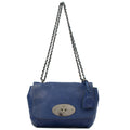 Mulberry Shoulder Bag Lily in Blue, Calfskin Leather