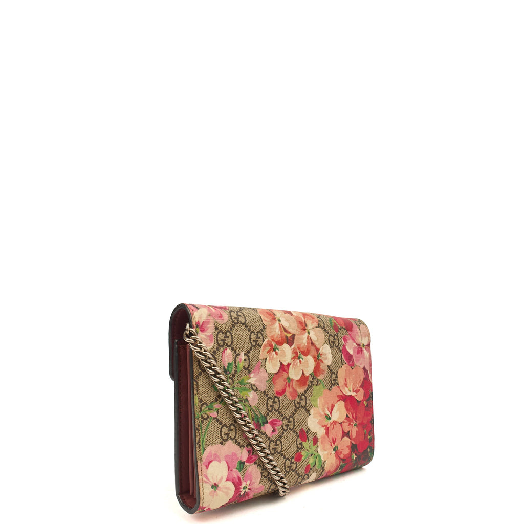 Gucci Cross Body Dionysus Chain Wallet in Brown, Leather