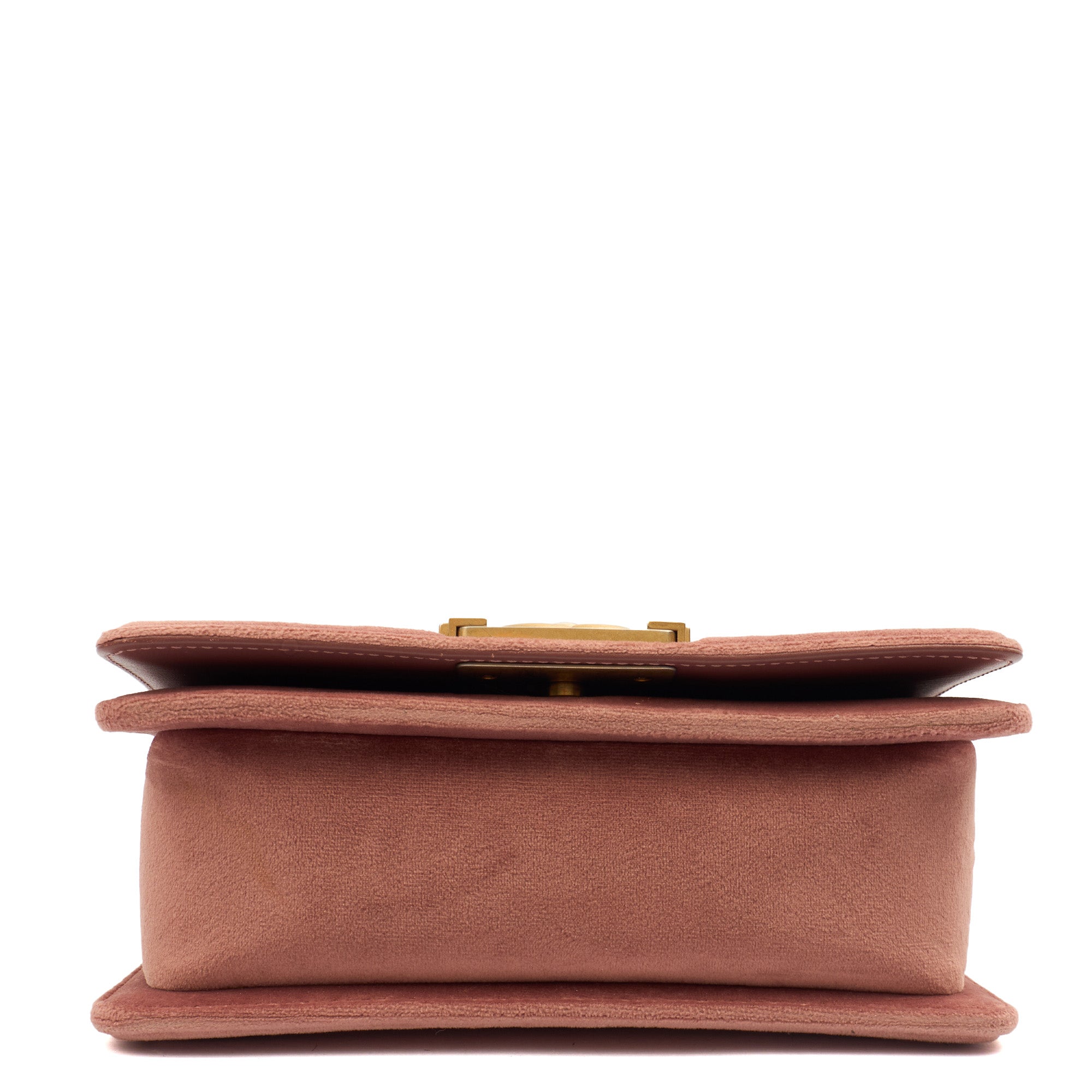Chanel Shoulder Bag Boy - Small in Pink, Suede