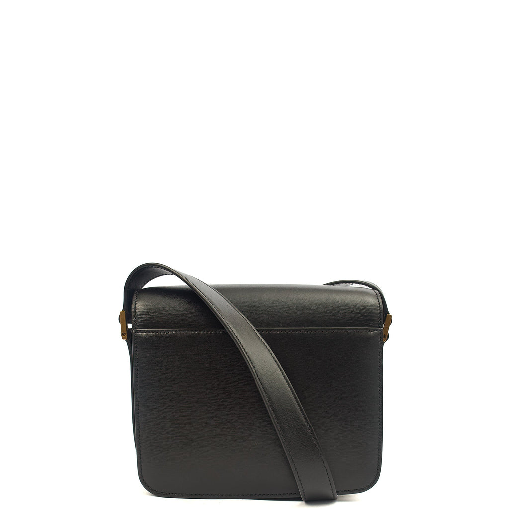 Saint Laurent Shoulder Bag LE 61 in Black, Calfskin Leather