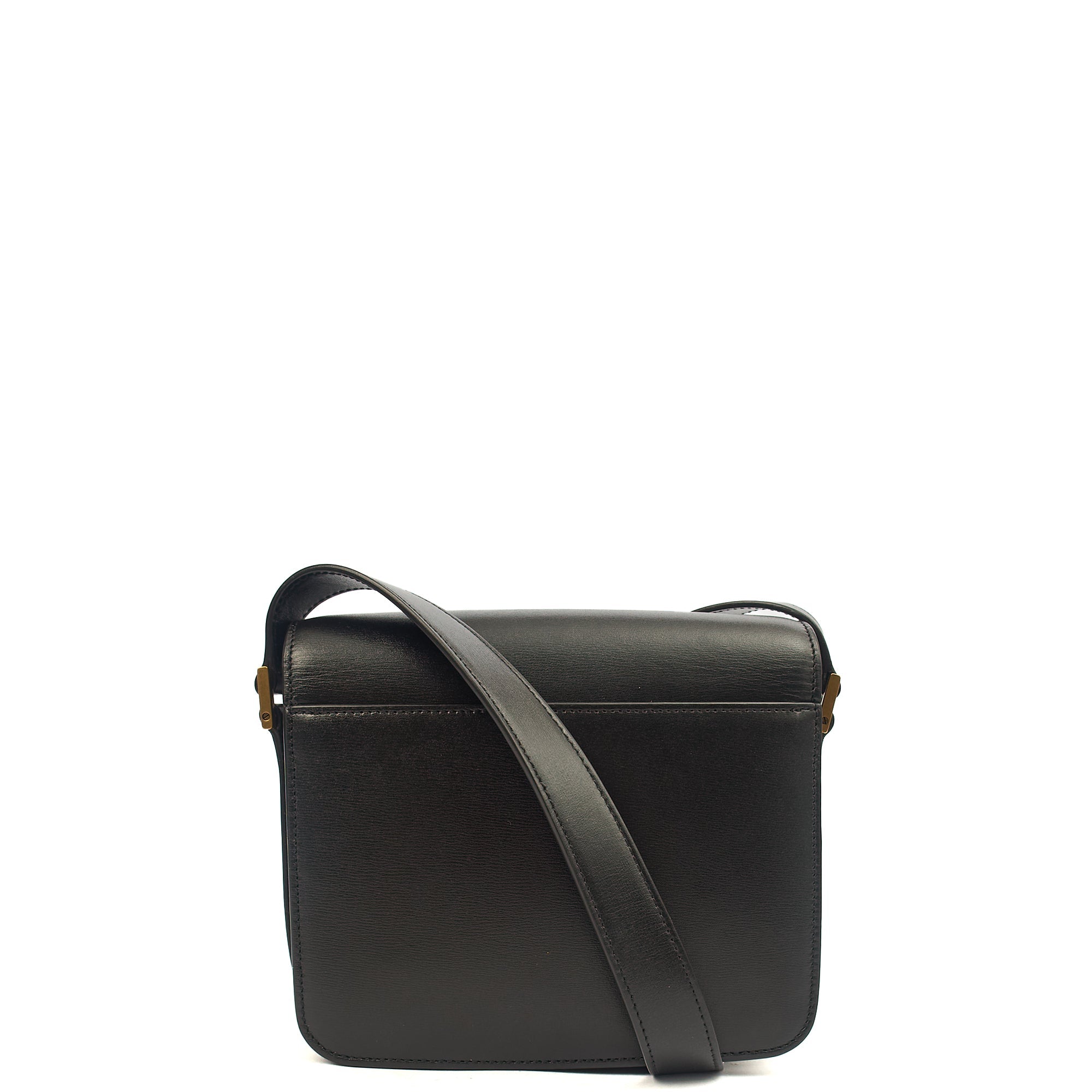 Saint Laurent Shoulder Bag LE 61 in Black, Calfskin Leather