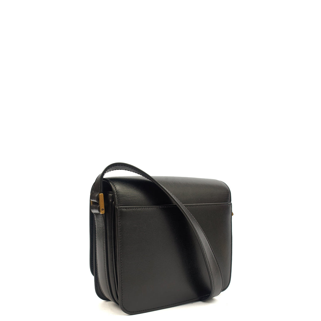 Saint Laurent Shoulder Bag LE 61 in Black, Calfskin Leather