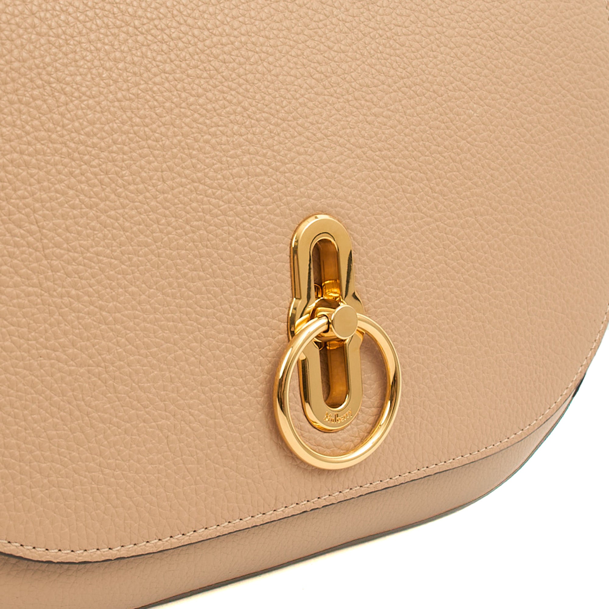 Mulberry Satchel Amberley in Rose Water, Leather