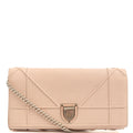 Christian Dior Cross Body Diorama WOC in Powder Pink, Calfskin