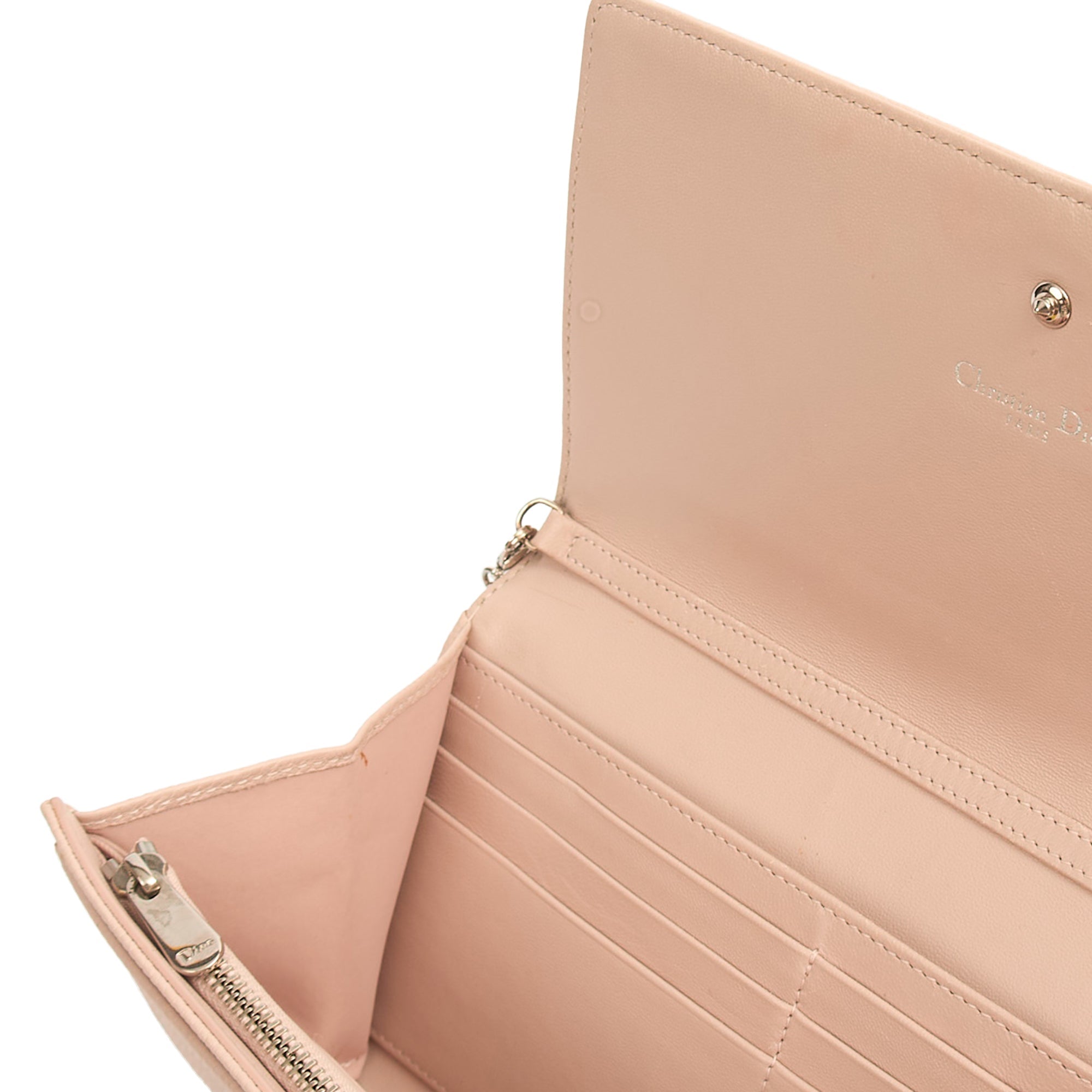 Christian Dior Cross Body Diorama WOC in Powder Pink, Calfskin
