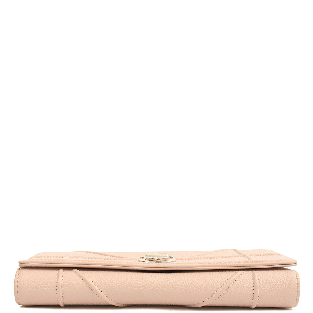 Christian Dior Cross Body Diorama WOC in Powder Pink, Calfskin