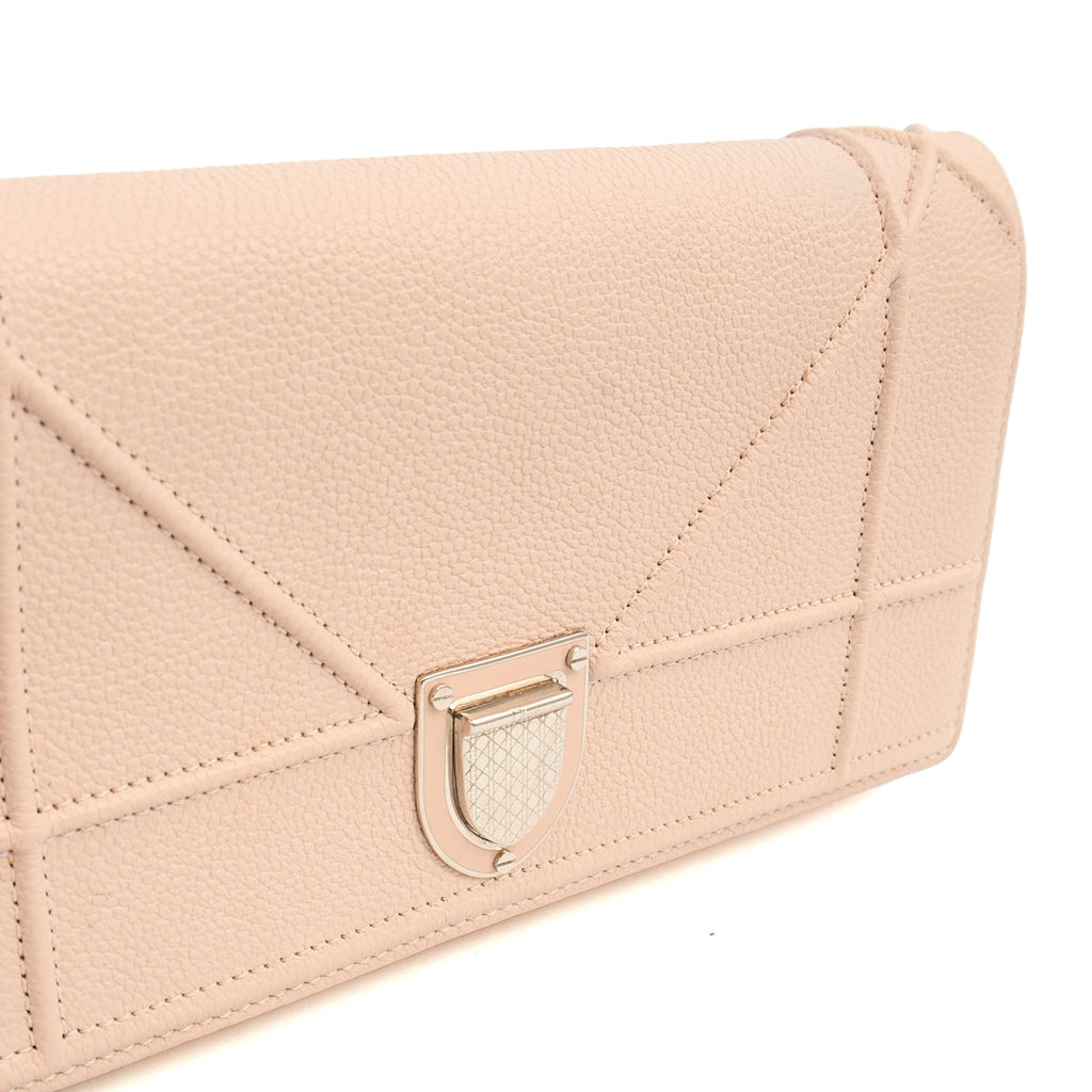 Christian Dior Cross Body Diorama WOC in Powder Pink, Calfskin
